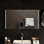 Casa si Gradina - Decoratiuni - Oglinzi - Oglinda de baie cu LED, 90x50 cm - Infinity.ro