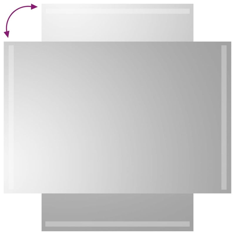 Casa si Gradina - Decoratiuni - Oglinzi - Oglinda de baie cu LED, 60x90 cm - Infinity.ro