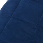 Casa si Gradina - Textile si covoare - Pături și cuverturi - Pături - Patura anti-stres, albastru, 122x183 cm, 9 kg, material textil - Infinity.ro