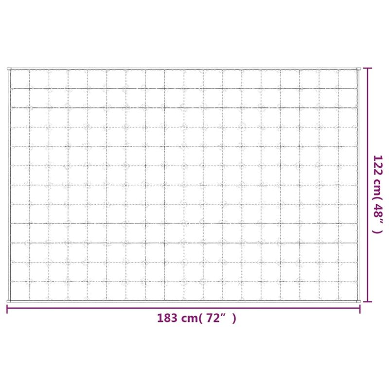 Casa si Gradina - Textile si covoare - Pături și cuverturi - Pături - Patura anti-stres, albastru, 122x183 cm, 9 kg, material textil - Infinity.ro