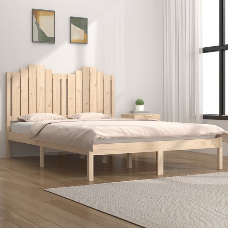 Casa si Gradina - Mobilier - Paturi si accesorii - Paturi - Cadru de pat, 160x200 cm, lemn masiv de pin - Infinity.ro