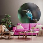 Casa si Gradina - Decoratiuni - Tapet - WallArt Tapet in forma de cerc Skyline with Junk Boat, 142,5 cm - Infinity.ro