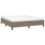 Casa si Gradina - Mobilier - Paturi si accesorii - Paturi - Cadru de pat, gri taupe, 160 x 200 cm, material textil - Infinity.ro