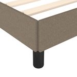 Casa si Gradina - Mobilier - Paturi si accesorii - Paturi - Cadru de pat, gri taupe, 160 x 200 cm, material textil - Infinity.ro
