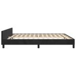 Casa si Gradina - Mobilier - Paturi si accesorii - Paturi - Cadru de pat cu tablie, negru, 160x200 cm, catifea - Infinity.ro