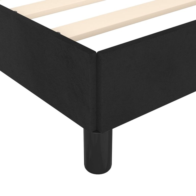 Casa si Gradina - Mobilier - Paturi si accesorii - Paturi - Cadru de pat cu tablie, negru, 160x200 cm, catifea - Infinity.ro