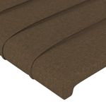 Casa si Gradina - Mobilier - Paturi si accesorii - Paturi - Cadru de pat cu tablie, maro inchis, 160x200 cm, textil - Infinity.ro