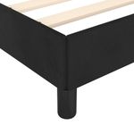 Casa si Gradina - Mobilier - Paturi si accesorii - Paturi - Cadru de pat cu tablie, negru, 180x200 cm, catifea - Infinity.ro