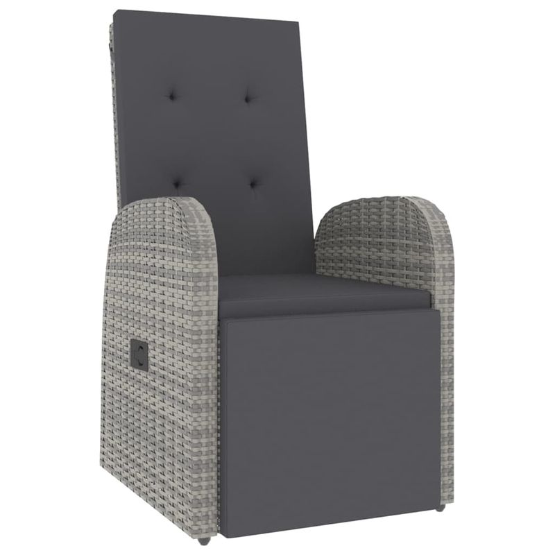 Casa si Gradina - Gradina si terasa - Mobilier exterior - Seturi mobila gradina - Set sezlonguri de gradina, 2 piese, poliratan si lemn acacia - Infinity.ro