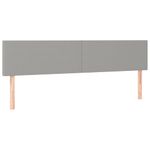Casa si Gradina - Mobilier - Paturi si accesorii - Paturi - Pat continental, gri deschis, 180x200 cm, material textil - Infinity.ro