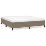 Casa si Gradina - Mobilier - Paturi si accesorii - Paturi - Cadru de pat, gri taupe, 180 x 200 cm, material textil - Infinity.ro