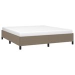Casa si Gradina - Mobilier - Paturi si accesorii - Paturi - Cadru de pat, gri taupe, 180 x 200 cm, material textil - Infinity.ro