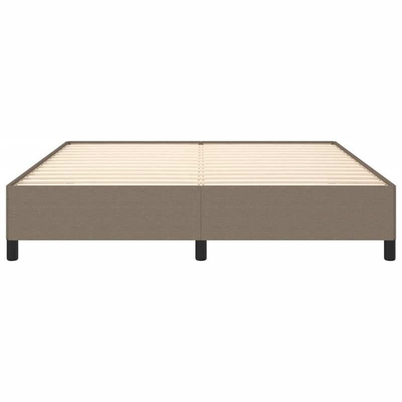 Casa si Gradina - Mobilier - Paturi si accesorii - Paturi - Cadru de pat, gri taupe, 180 x 200 cm, material textil - Infinity.ro