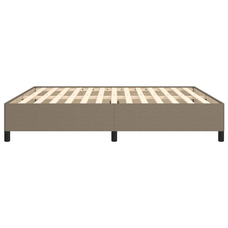 Casa si Gradina - Mobilier - Paturi si accesorii - Paturi - Cadru de pat, gri taupe, 180 x 200 cm, material textil - Infinity.ro