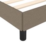 Casa si Gradina - Mobilier - Paturi si accesorii - Paturi - Cadru de pat, gri taupe, 180 x 200 cm, material textil - Infinity.ro