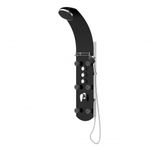 Casa si Gradina - Sanitare - Cazi si cabine de dus - Accesorii cada - EISL Panou de dus cu baterie KARIBIK, negru - Infinity.ro