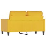 Casa si Gradina - Mobilier - Canapele si coltare - Canapele - Canapea cu 2 locuri, galben, 120 cm, catifea - Infinity.ro