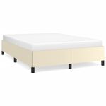 Casa si Gradina - Mobilier - Paturi si accesorii - Paturi - Cadru de pat, crem, 140x190 cm, piele ecologica - Infinity.ro