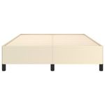 Casa si Gradina - Mobilier - Paturi si accesorii - Paturi - Cadru de pat, crem, 140x190 cm, piele ecologica - Infinity.ro