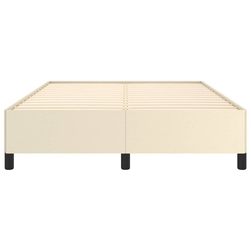 Casa si Gradina - Mobilier - Paturi si accesorii - Paturi - Cadru de pat, crem, 140x190 cm, piele ecologica - Infinity.ro