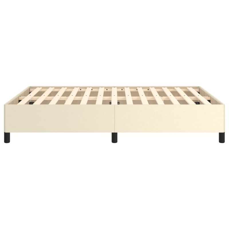 Casa si Gradina - Mobilier - Paturi si accesorii - Paturi - Cadru de pat, crem, 140x190 cm, piele ecologica - Infinity.ro