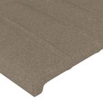 Casa si Gradina - Mobilier - Paturi si accesorii - Paturi - Cadru de pat cu tablie, gri taupe, 80x200 cm, textil - Infinity.ro