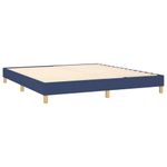 Casa si Gradina - Mobilier - Paturi si accesorii - Paturi - Pat box spring cu saltea, albastru, 180x200 cm, material textil - Infinity.ro
