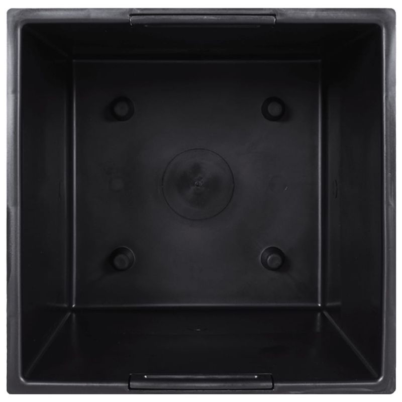 Casa si Gradina - Gradinarit si plante - Plante si ghivece - Ghivece si suporturi - Jardiniera cu interior detasabil, antracit, 21 / 32 L, PP ratan - Infinity.ro