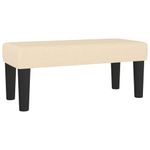Casa si Gradina - Mobilier - Paturi si accesorii - Paturi - Pat box spring cu saltea, crem, 80x200 cm, textil - Infinity.ro