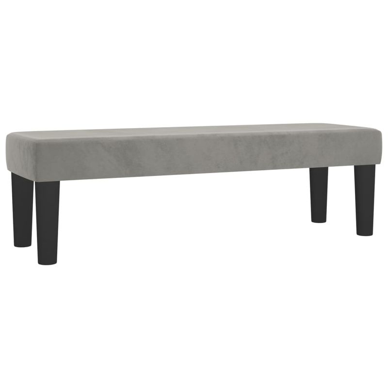 Casa si Gradina - Mobilier - Paturi si accesorii - Paturi - Pat box spring cu saltea, gri deschis, 160x200 cm, catifea - Infinity.ro