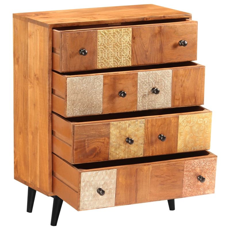 Casa si Gradina - Mobilier - Comode si corpuri - Comode - Scrin, 60 x 30 x 75 cm, lemn masiv de acacia - Infinity.ro
