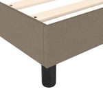 Casa si Gradina - Mobilier - Paturi si accesorii - Paturi - Pat box spring cu saltea, gri taupe, 80x200 cm, textil - Infinity.ro