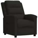 Casa si Gradina - Mobilier - Scaune si fotolii - Fotolii - Fotoliu rabatabil, negru, catifea - Infinity.ro