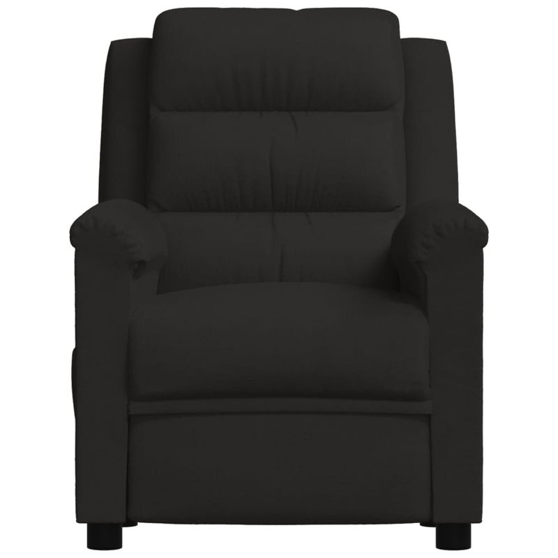 Casa si Gradina - Mobilier - Scaune si fotolii - Fotolii - Fotoliu rabatabil, negru, catifea - Infinity.ro