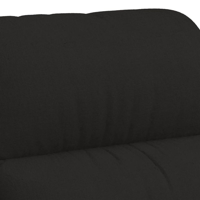 Casa si Gradina - Mobilier - Scaune si fotolii - Fotolii - Fotoliu rabatabil, negru, catifea - Infinity.ro