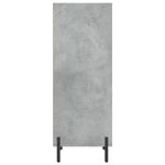 Casa si Gradina - Mobilier - Comode si corpuri - Comode - Servanta, gri beton, 34,5x32,5x90 cm, lemn prelucrat - Infinity.ro