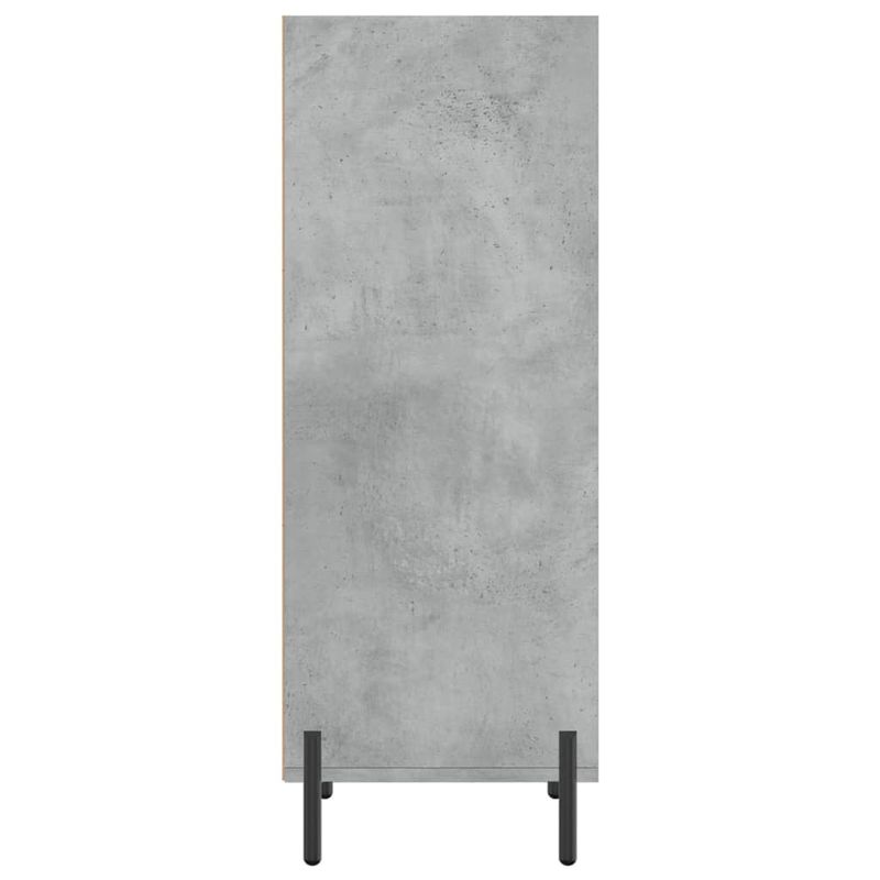 Casa si Gradina - Mobilier - Comode si corpuri - Comode - Servanta, gri beton, 34,5x32,5x90 cm, lemn prelucrat - Infinity.ro
