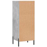 Casa si Gradina - Mobilier - Comode si corpuri - Comode - Servanta, gri beton, 34,5x32,5x90 cm, lemn prelucrat - Infinity.ro