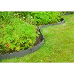 Casa si Gradina - Gradina si terasa - Garduri, panouri si accesorii - Nature Borduri de gradina decorative, 0,13 x 12 m, 3 mm, gri - Infinity.ro