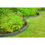 Casa si Gradina - Gradina si terasa - Garduri, panouri si accesorii - Nature Borduri de gradina decorative, 0,13 x 12 m, 3 mm, gri - Infinity.ro