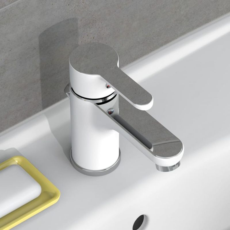 Casa si Gradina - Sanitare - Instalatii hidro - Robineti - EISL Baterie Lavoar DIZIANI, alb-crom - Infinity.ro