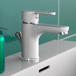 Casa si Gradina - Sanitare - Instalatii hidro - Robineti - EISL Baterie Lavoar DIZIANI, alb-crom - Infinity.ro