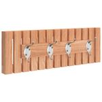 Casa si Gradina - Sanitare - Suporturi si accesorii baie - Suporturi baie - Cuier de perete, 42x8,5x14 cm, lemn masiv de nuc - Infinity.ro