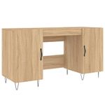 Casa si Gradina - Mobilier - Mese si birouri - Birouri - Birou, stejar sonoma, 140x50x75 cm, lemn compozit - Infinity.ro