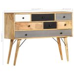 Casa si Gradina - Mobilier - Comode si corpuri - Comode - Servanta, 110 x 30 x 82 cm, lemn masiv de mango - Infinity.ro