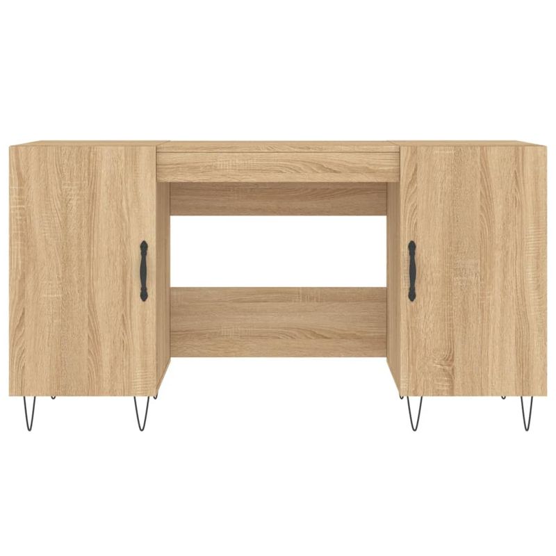 Casa si Gradina - Mobilier - Mese si birouri - Birouri - Birou, stejar sonoma, 140x50x75 cm, lemn compozit - Infinity.ro