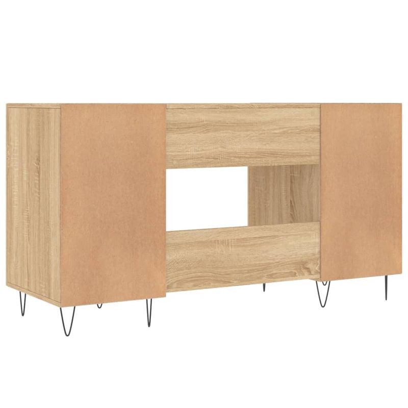 Casa si Gradina - Mobilier - Mese si birouri - Birouri - Birou, stejar sonoma, 140x50x75 cm, lemn compozit - Infinity.ro