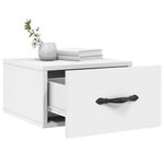 Casa si Gradina - Mobilier - Comode si corpuri - Noptiere - Noptiera de perete, alb, 35x35x20 cm - Infinity.ro