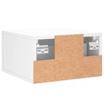Casa si Gradina - Mobilier - Comode si corpuri - Noptiere - Noptiera de perete, alb, 35x35x20 cm - Infinity.ro