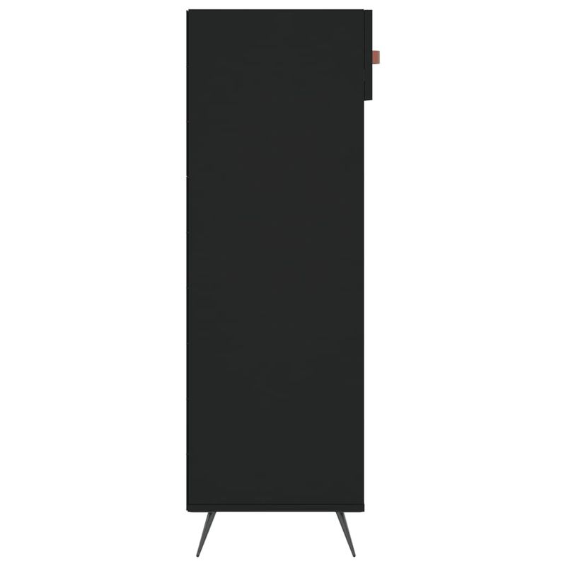 Casa si Gradina - Mobilier - Dulapuri si sifoniere - Dulapuri pantofi - Pantofar, negru, 60x35x105 cm, lemn compozit - Infinity.ro
